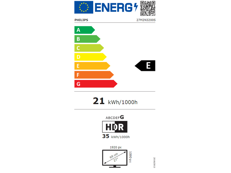 Philips 27M2N3200S Evnia Fast IPS 27" Gaming monitor