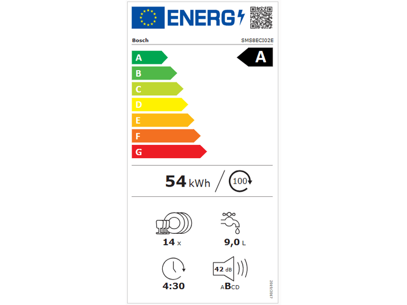 Bosch SMS8ECI02E Serie 8 Szabadonálló mosogatógép