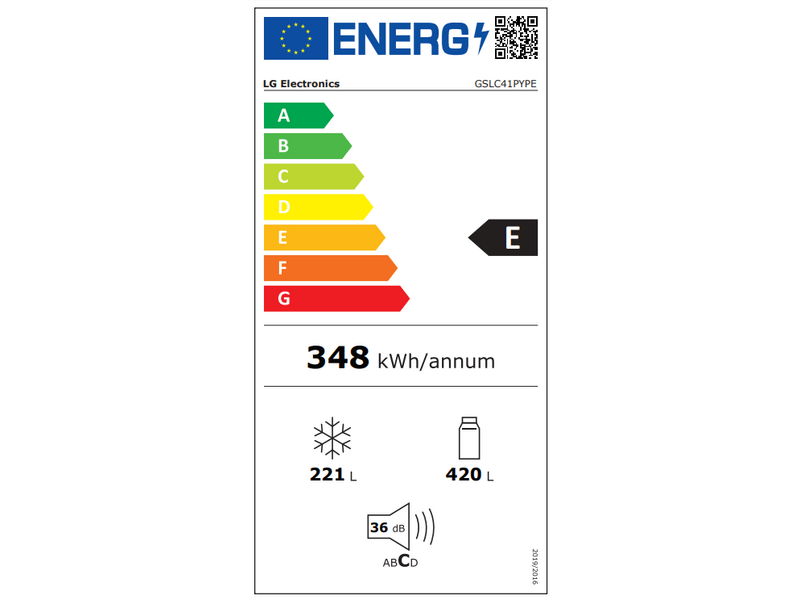 LG GSLC41PYPE Side-by-Side hűtőszekrény