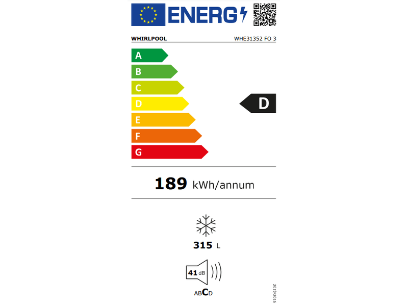 Whirlpool WHE31352 FO 3 Fagyasztóláda