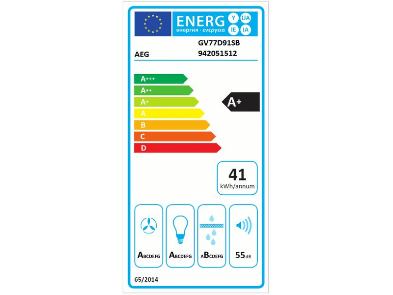 AEG GV77D91SB Kürtős páraelszívó