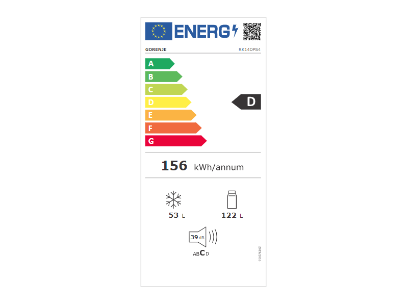 Gorenje RK14DPS4 Alulfagyasztós kombinált hűtőszekrény