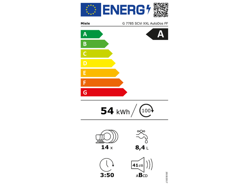 Miele G7785SCVI Beépíthető mosogatógép