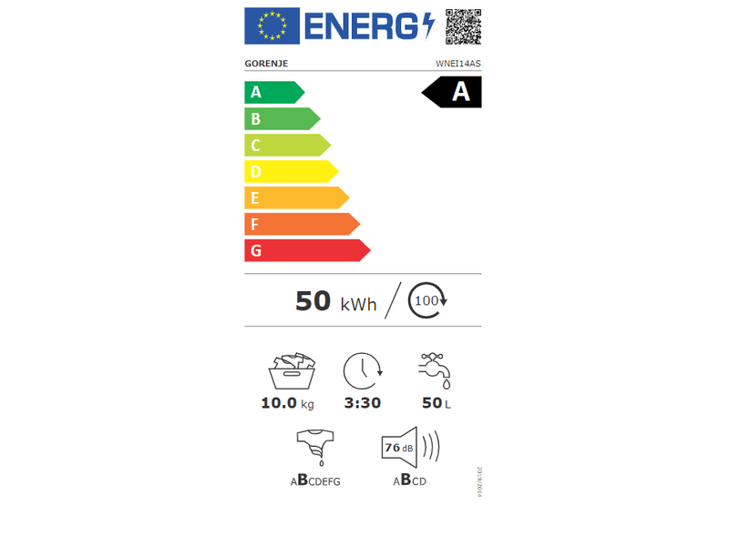 Gorenje WNEI14AS Elöltöltős mosógép