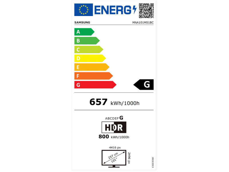 Samsung 89 Micro LED MS1B TV