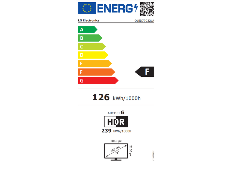 LG OLED77C32LA 77