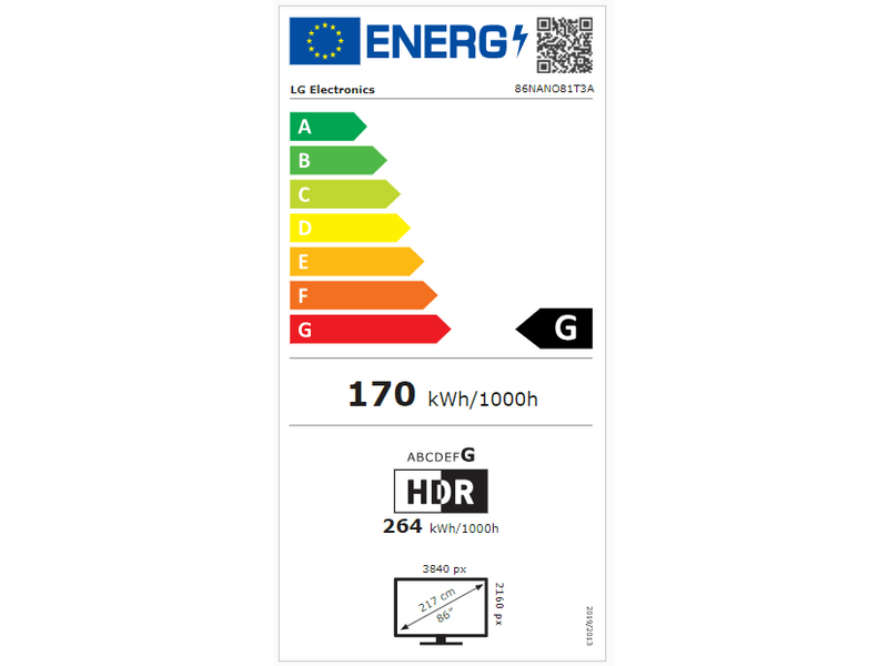LG 86NANO81T3A 86