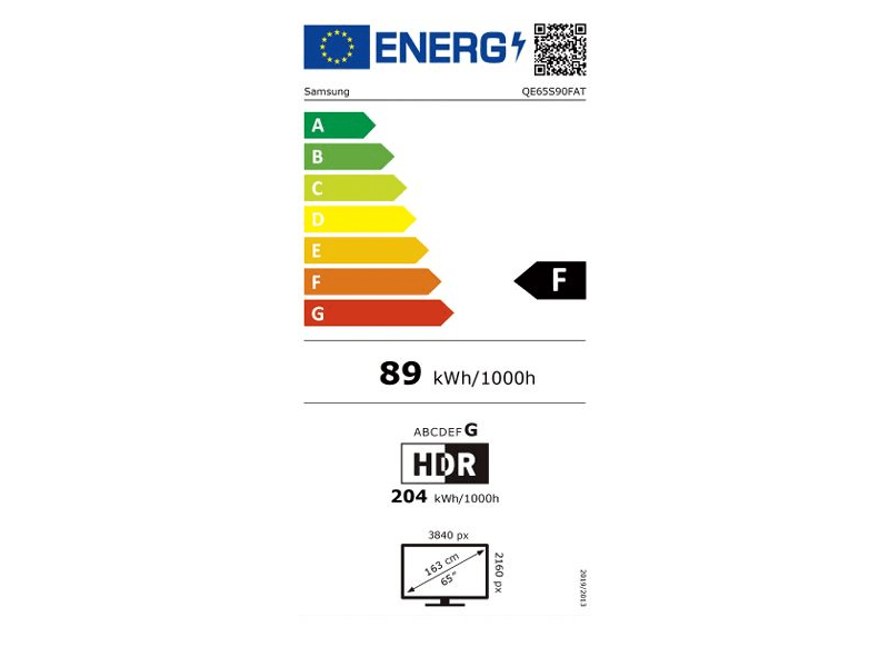 Samsung QE65S90FATXXH 65" 4K UHD Smart OLED televizor