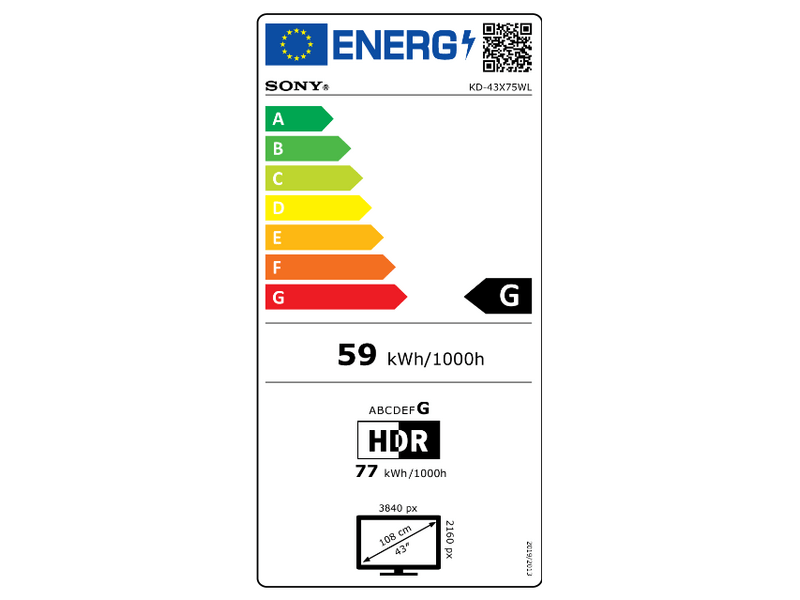 Sony KD-43X75WL 43