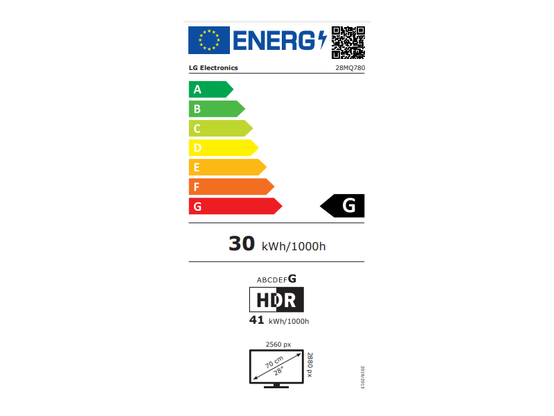 LG 28MQ780-B 27,6” Monitor, 16:18