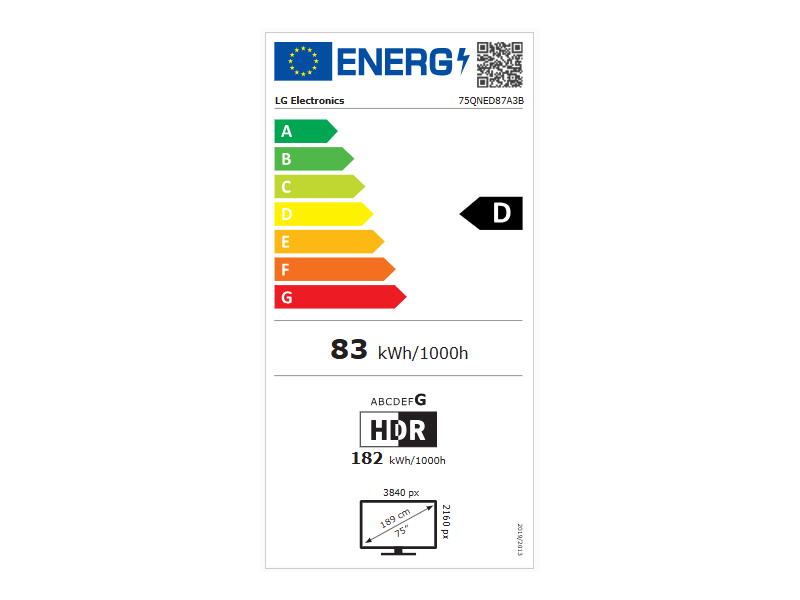 QNED evo MiniLED Smart TV, 4K UHD, webOS