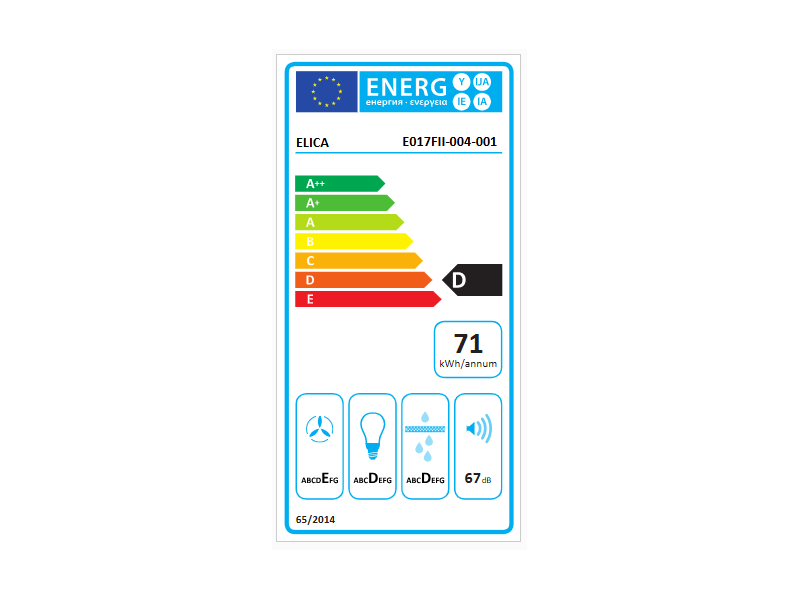 Elica Era C WH/A/72 Páraelszívó (PRF0142728)