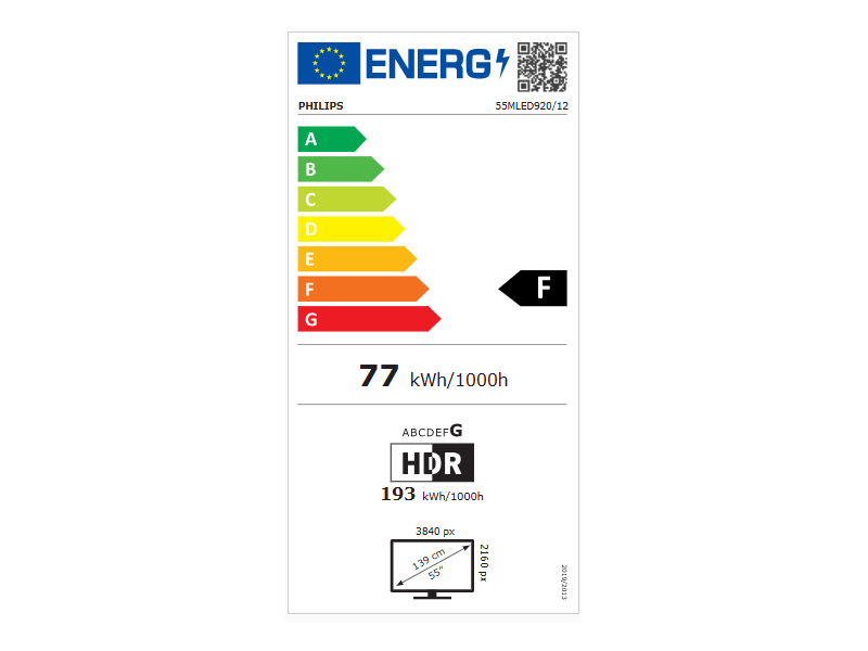 139cm 4K QDMiniLED Smart Ambilight TV