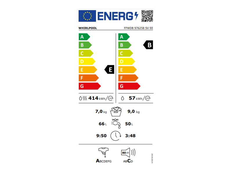 Whirlpool FFWDB976258SVE Perilica rublja, sušilica