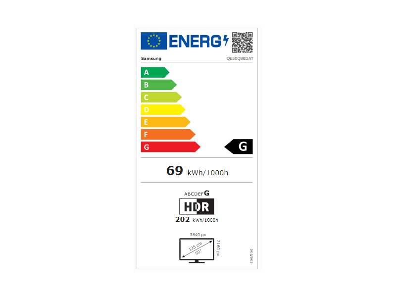 Samsung QE50Q80DATXXH 50