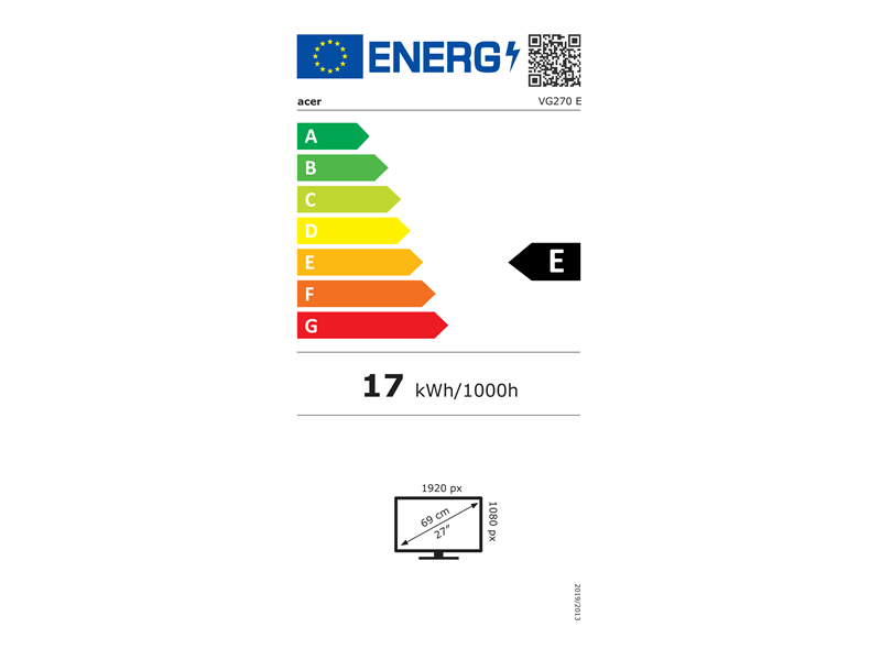 Acer 27  Nitro VG270Ebmiix monitor