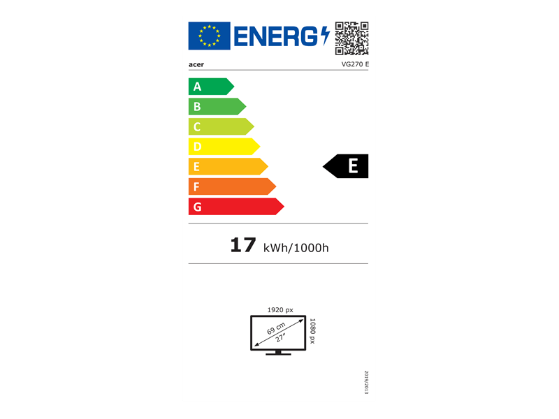 Acer Nitro VG270Ebmiix (UM.HV0EE.E06) FHD 27