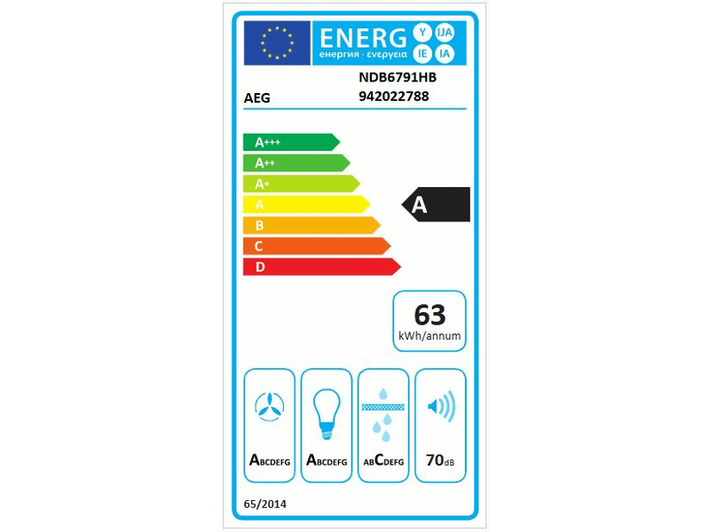 AEG NDB6791HB Kürtős páraelszívó