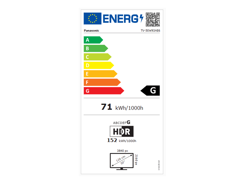 Panasonic TV-50W93AE6 50