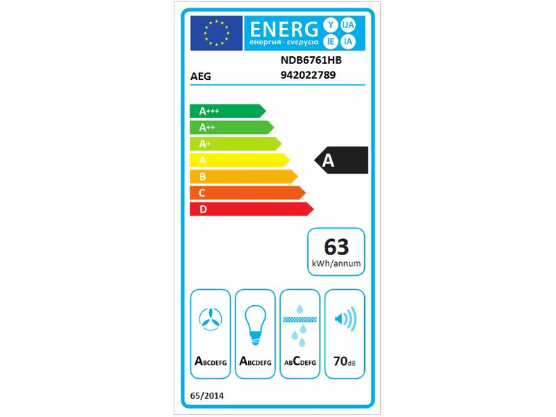 AEG NDB6761HB Kürtős páraelszívó