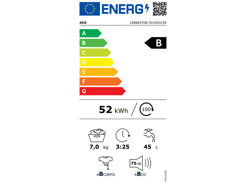 Mosógép elöltöltős keskeny,7kg,1400fr