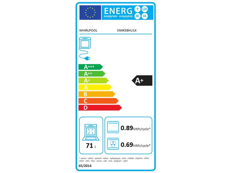 Whirlpool OMK58HU1X Ugradbena pećnica