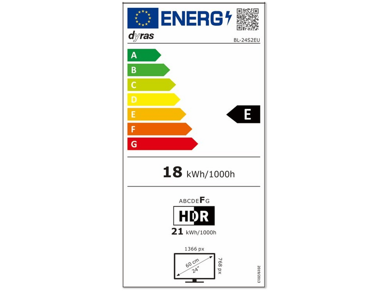 Dyras BL-24S2EU 24" HD Smart LED televizor