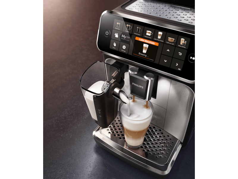 Philips Series 5400 LatteGo EP5446/70 Automata kávéfőző LatteGo tejhabosítóval