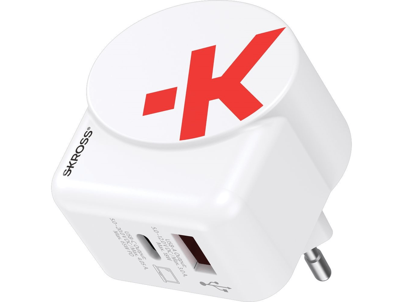 Skross 65W PD USB gyorstöltő + 1,6 m USB-C kábel (1.302425)