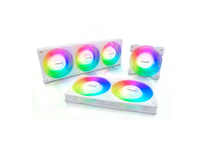 Akasa Vegas A12 RGB PC Hűtőventilátor (AK-FN111-WH)