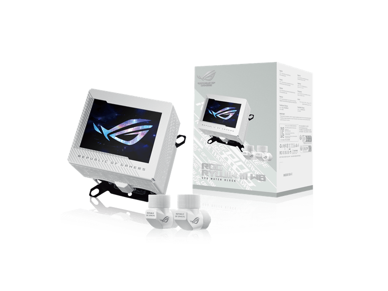 Asus ROG Ryujin III WB Vízhűtő pumpa, fehér