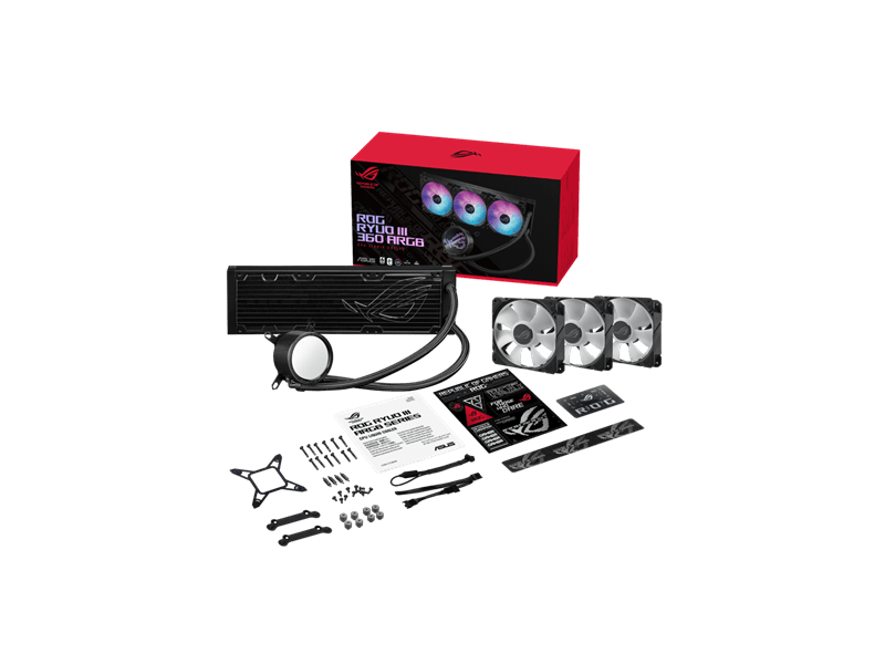 Fan Asus ROG RYUO III 360 - ARGB - Vízhűtés