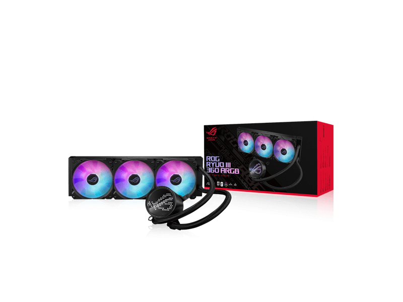 Fan Asus ROG RYUO III 360 - ARGB - Vízhűtés