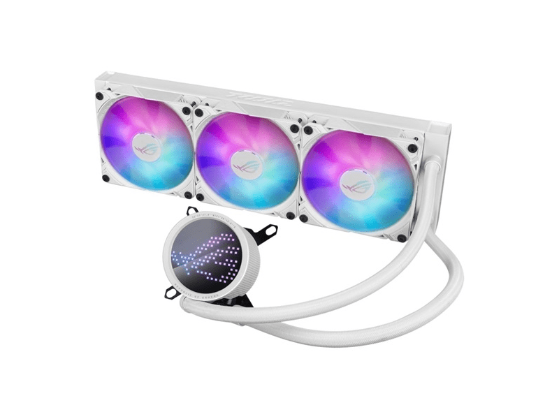 Asus ROG RYUO III 360 ARGB CPU vízhűtő, fehér