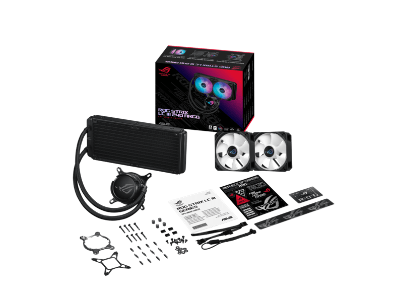 Asus ROG STRIX LC III 240 ARGB Processzor vízhűtés