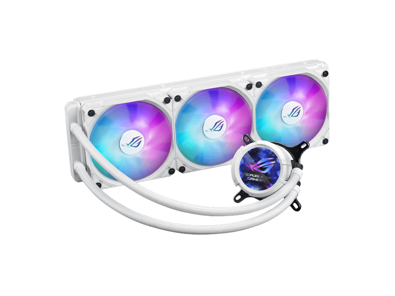 Asus ROG Strix LC III 360 ARGB LCD CPU Vízhűtő, fehér