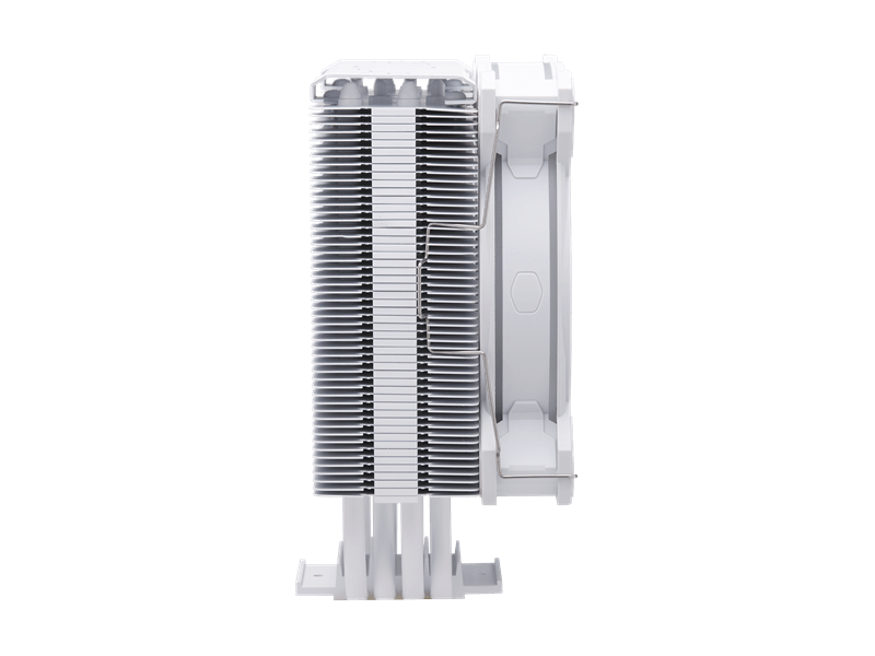 COOLER MASTER CPU hűtő HYPER 212 HALO WHITE ARGB, LGA1700 támogatással, fehér