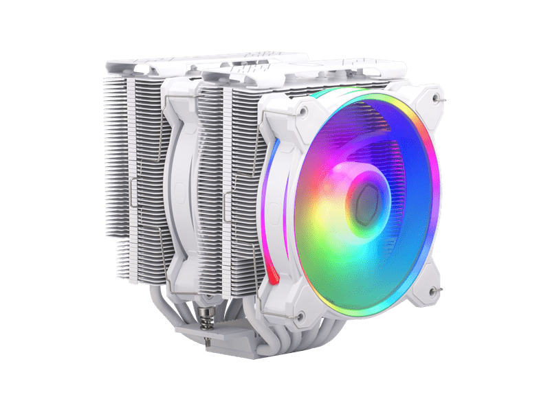 COOLER MASTER CPU hűtő HYPER 622 HALO WHITE EDITION, LGA1700 támogatással, fehér