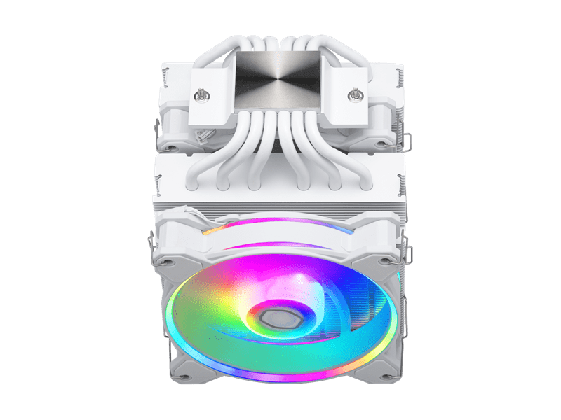 COOLER MASTER CPU hűtő HYPER 622 HALO WHITE EDITION, LGA1700 támogatással, fehér