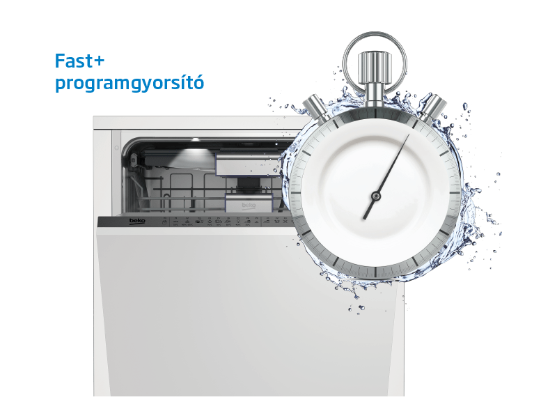 BEKO DFS28021W Szabadonálló mosogatógép, Fehér