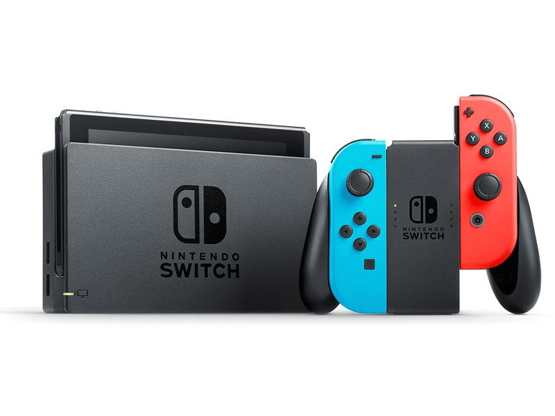 Nintendo Switch Konzol Red&Blue Joy-Con-nal (NSH004)