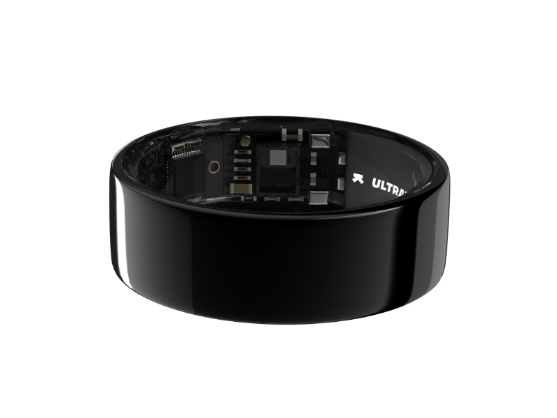 Ultrahuman Ring Air Okosgyűrű, fekete, 8-as méret (UHRA-AA-08)