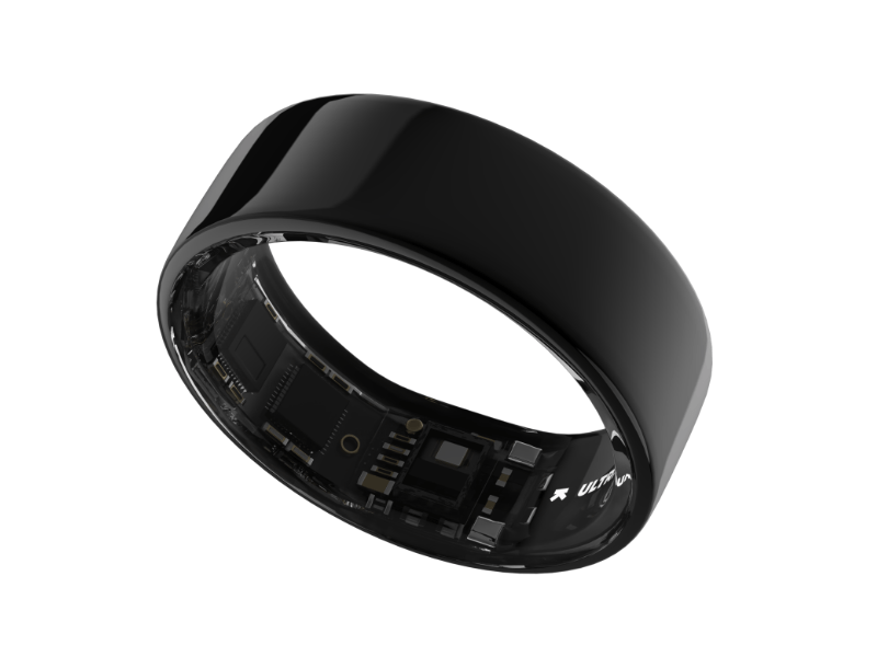 Ultrahuman Ring Air Okosgyűrű, fekete, 8-as méret (UHRA-AA-08)