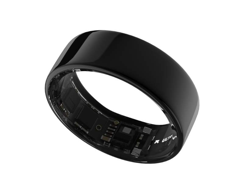 Ultrahuman Ring Air Okosgyűrű, fekete, 12-es méret (UHRA-AA-12)