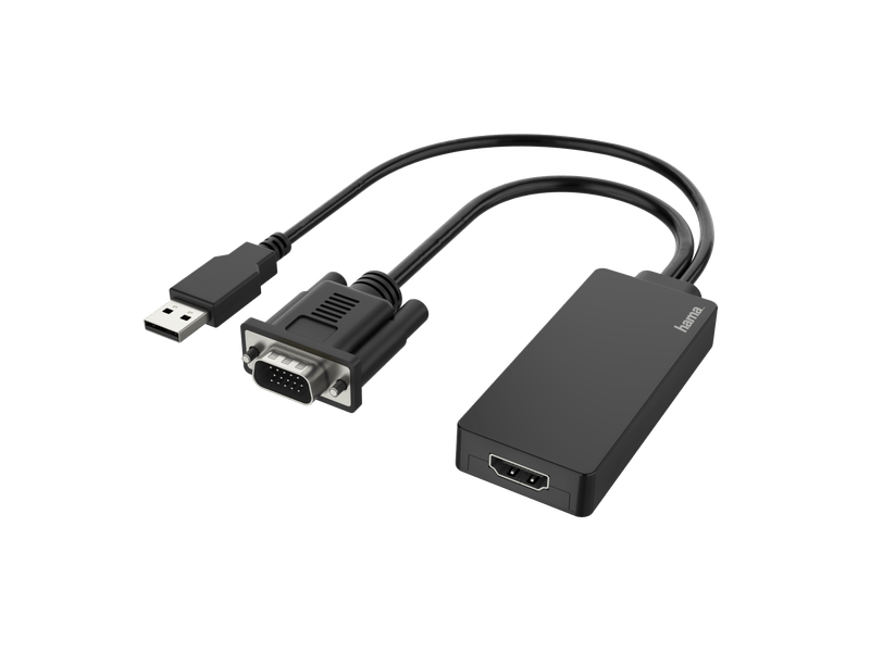Hama 200342 FIC VGA - HDMI adapter + USB (Audio)