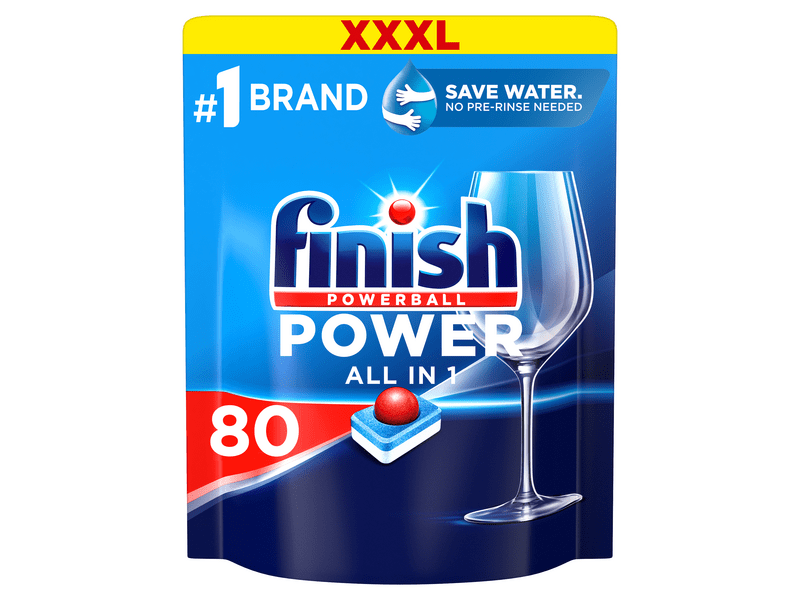 Finish Power All in 1 Regular mosogatógép tabletta, 80 db
