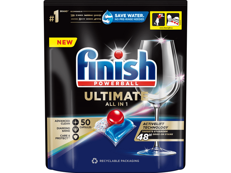 Finish Ultimate All in 1 Regular mosogatógép tabletta, 50 db