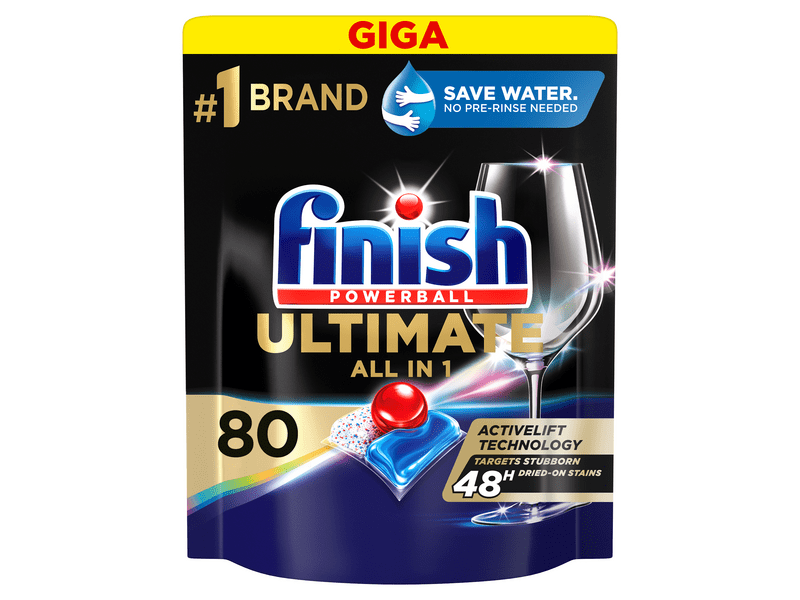 Finish Quantum Ultimate mosogatógép tabletta, Regular, 80db