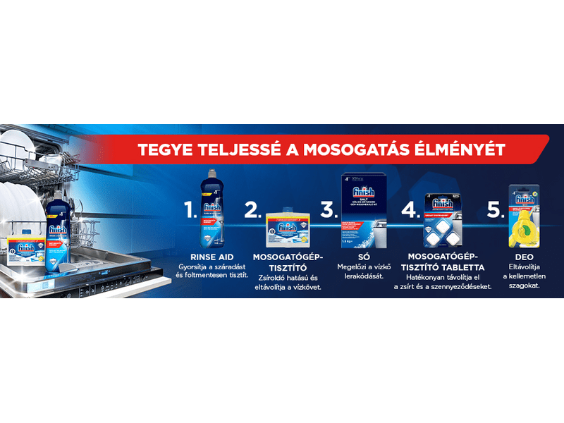 Finish Ultimate Plus All in 1 Lemon Mosogatógép kapszula, 45 db