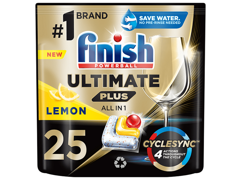 Finish Ultimate Plus All in 1 Citromos mosogatógép kapszula, 25db